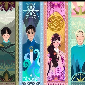 the four seasons - collection of 4 bookmarks