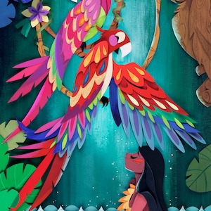tiki beauties giftset - collection of four prints