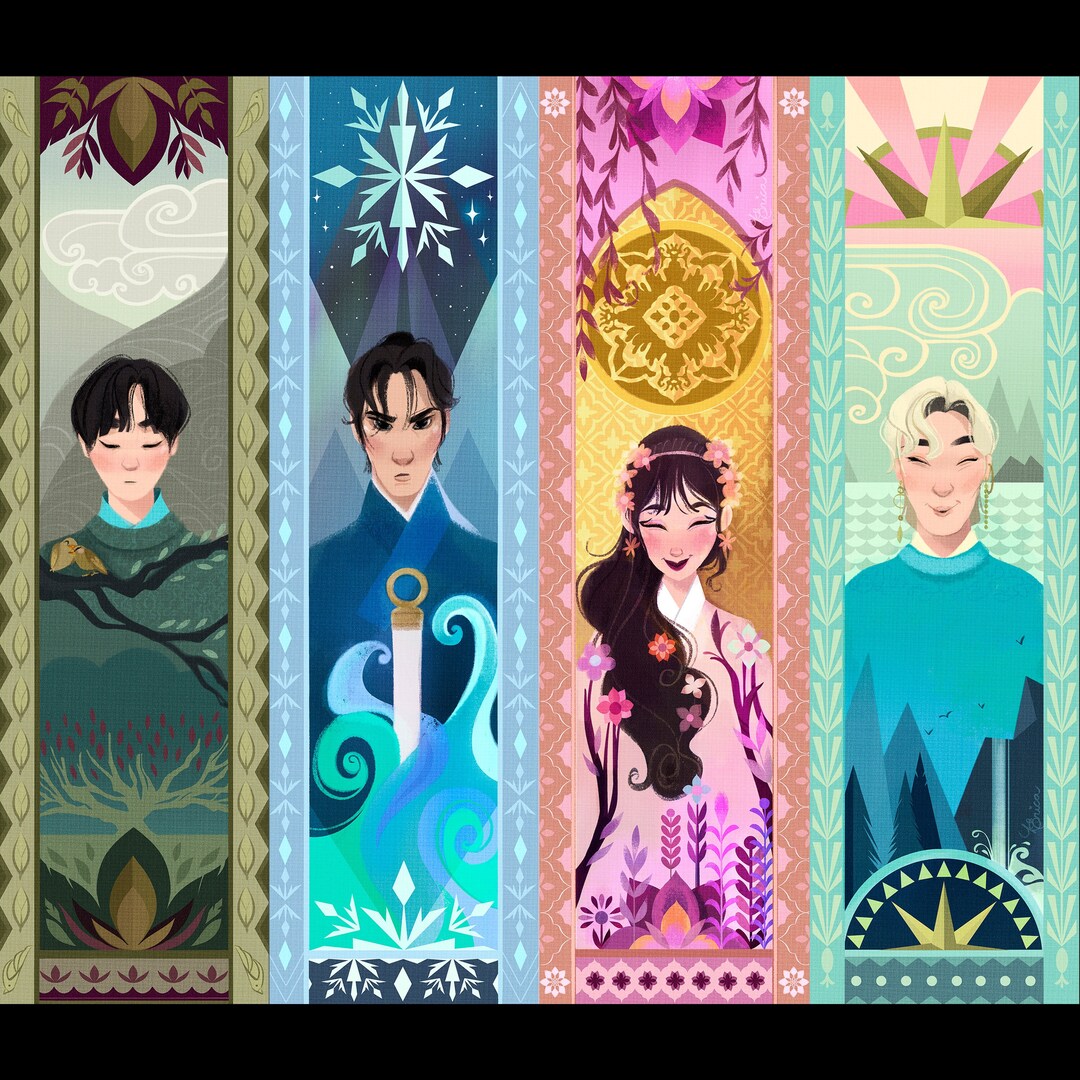 The Four Seasons - Collection of 4 Bookmarks - Etsy