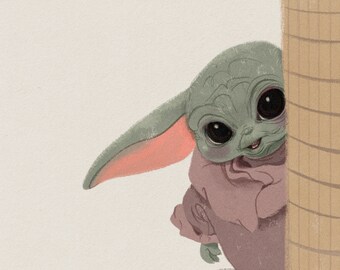 tiny baby collection print