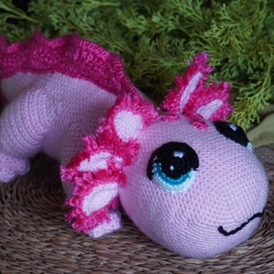 Ariel, the Axolotl (Crochet Pattern PDF)