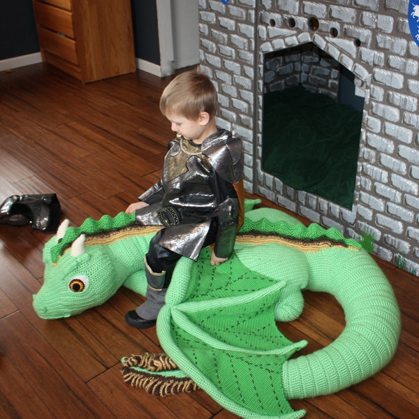 Kiefer the Forest Dragon (Life-size Baby Dragon Pattern)