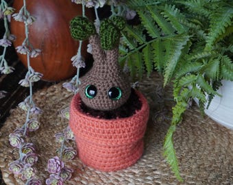 Plant Pot Crochet Pattern (Impkin pattern not included)