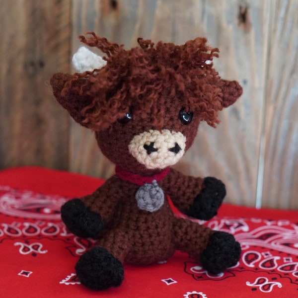Kade, the Highland Cow (Bull), Crochet Pattern