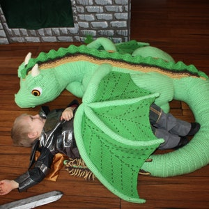 Kiefer the Forest Dragon Life-size Baby Dragon Pattern image 2