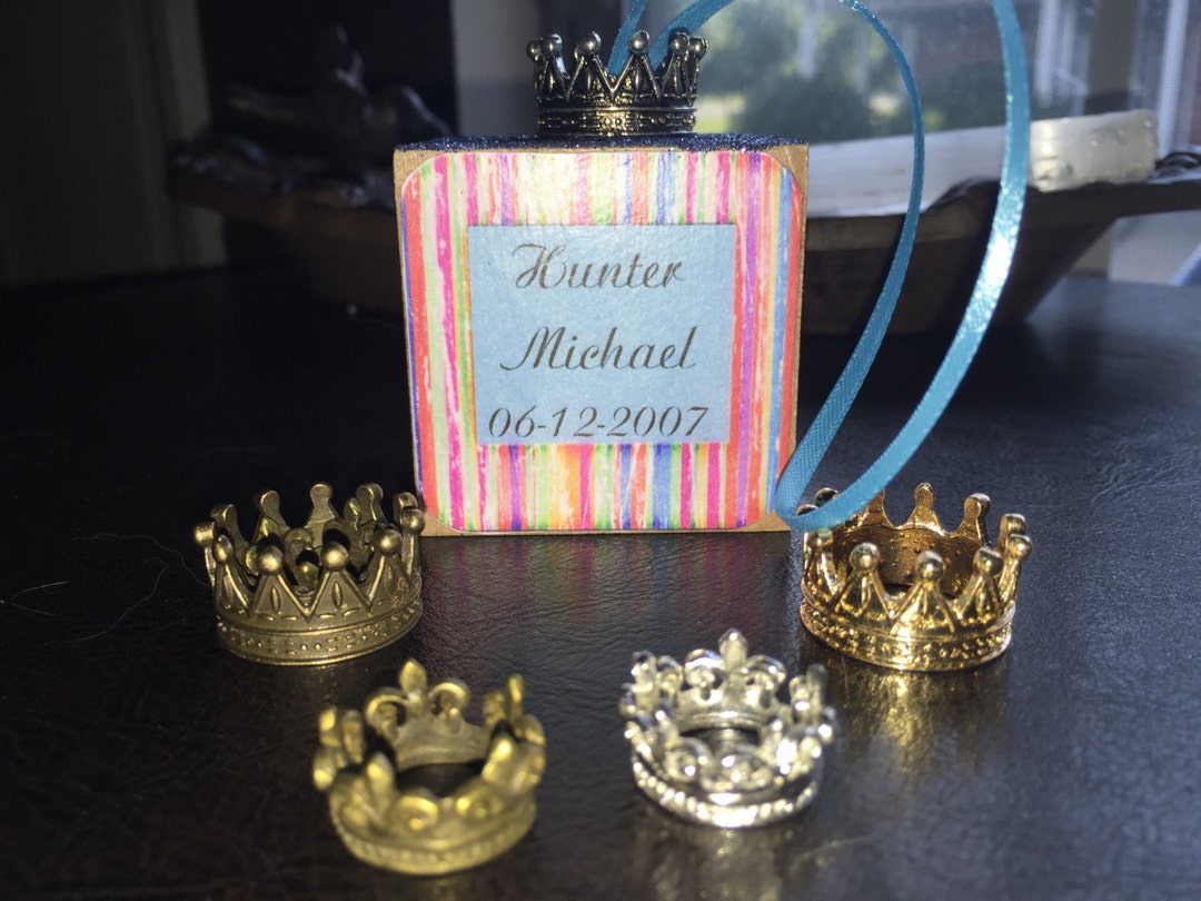 Wood Block Ornament Customized Personalized to Your Child Baby Occasion