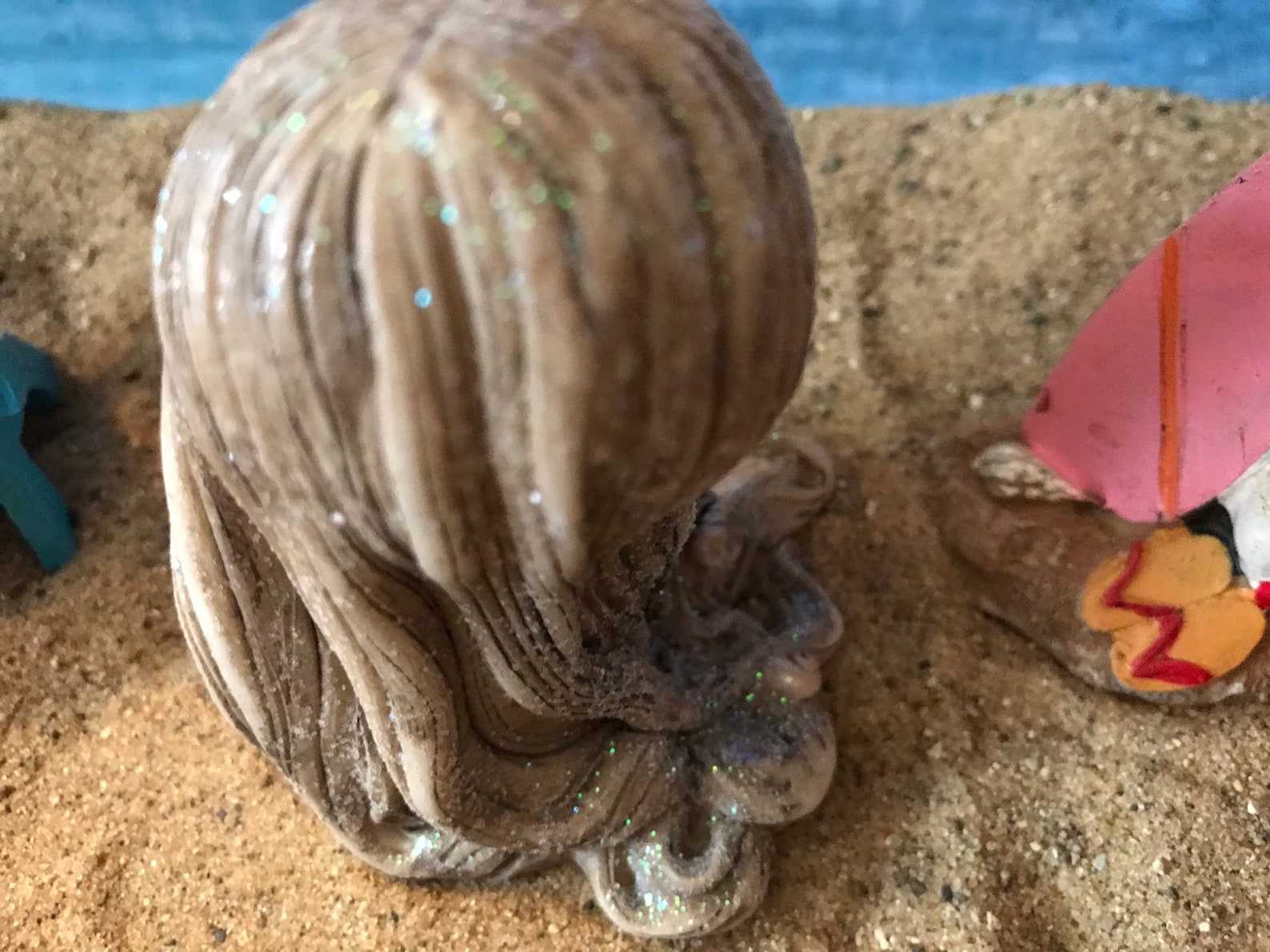 Wunderschöne sitzende Meerjungfrau Miniatur Meerjungfrau | Etsy