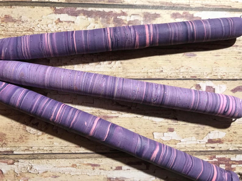 Refillable pink and lavender polymer clay pens great for arthritis stocking stuffers hostess gifts childrens gift teachers gift writers gift image 6
