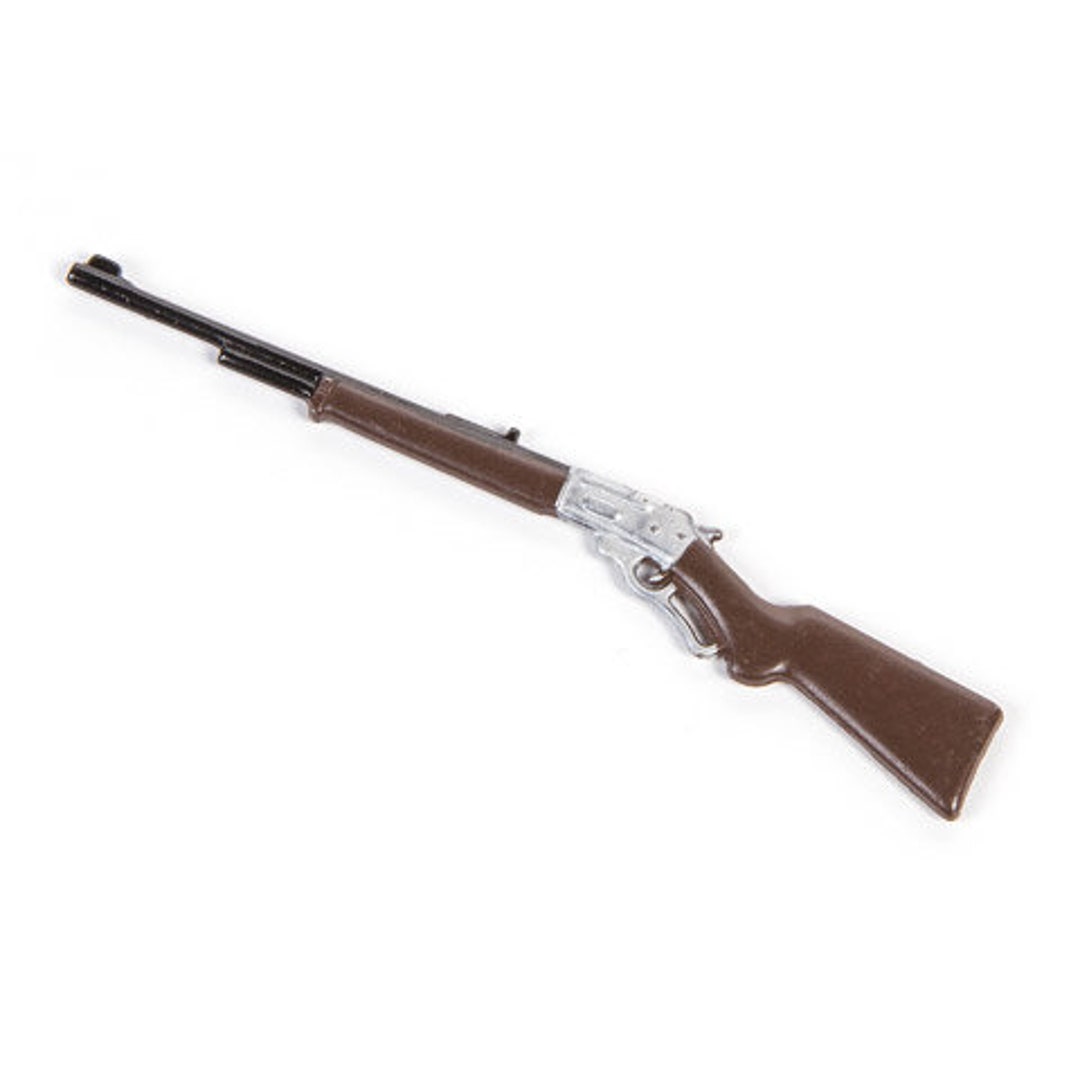 Melody Jane Dollhouse Western Rifle Gun Miniature - 1:12 Scale Metal Accessory Set Of 2