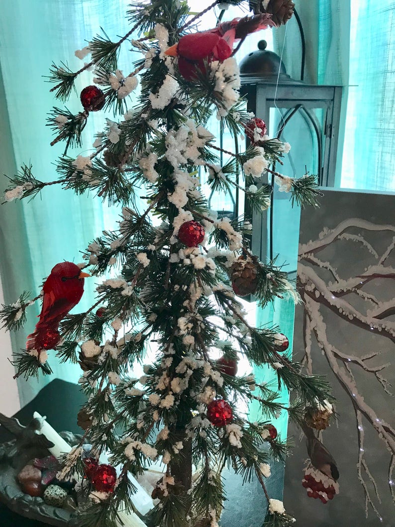 Cardinals Galore Cardinal Christmas tree winter tree Etsy