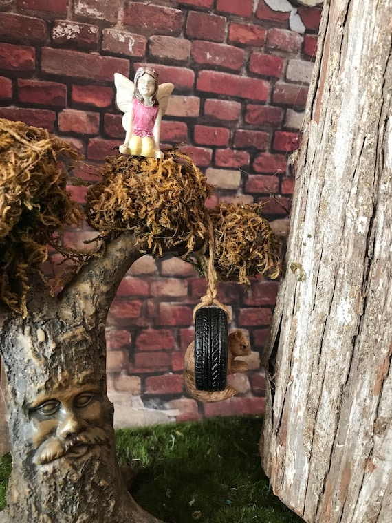 ミニチュアガーデン、妖精の庭、小さな妖精ベルのミニチュアガーデン