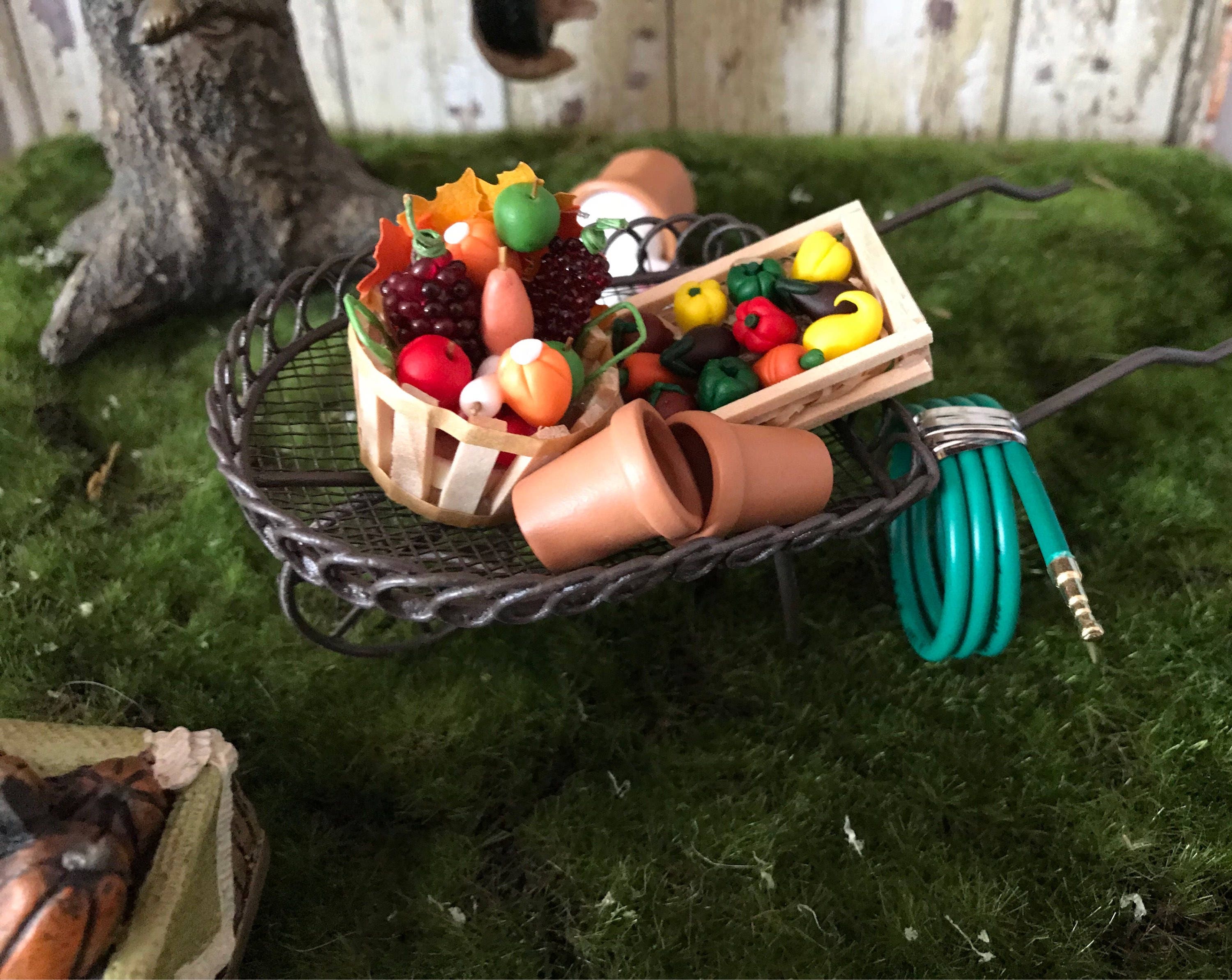 Accessories Miniature Dollhouse FAIRY GARDEN Garden Hose Set Accessories Miniature Dollhouse FAIRY GARDEN Garden Hose Set