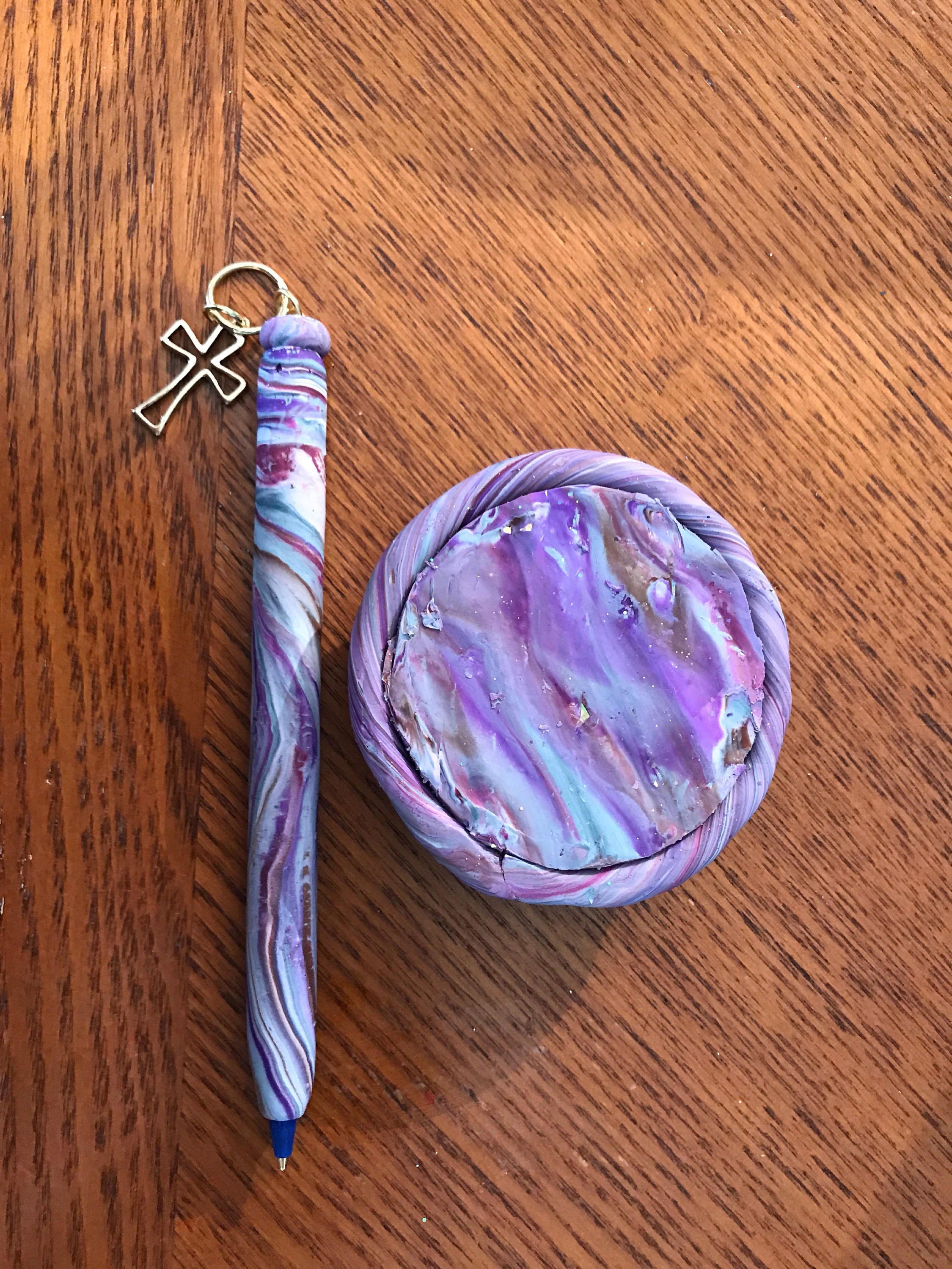 Refillable Polymer Clay Pen Set Hand Sculpted of Polymer Clay Etsy