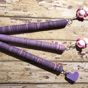 Refillable pink and lavender polymer clay pens great for arthritis stocking stuffers hostess gifts childrens gift teachers gift writers gift image 5