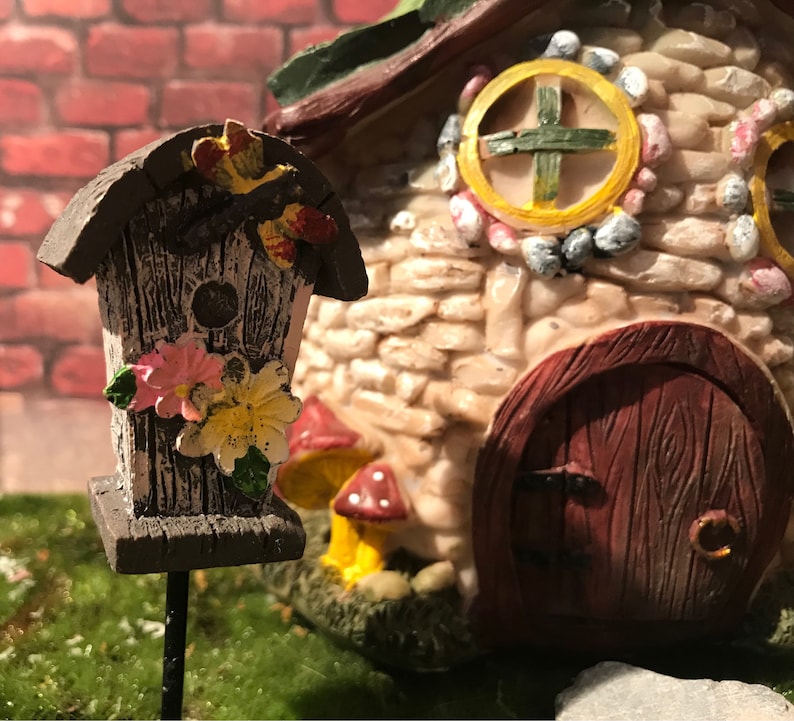 Miniature Bee Hive Miniature Birdhouse Fairy Supplies Etsy