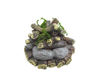 Woody Miniatur Lagerfeuer Fee Garten oder Puppenhaus