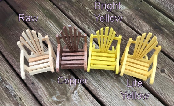 Bright yellow plastic adirondack chairs clearance
