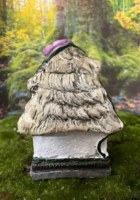 ミニチュアストーンフェアリーガーデンハウス手描きのミニチュア