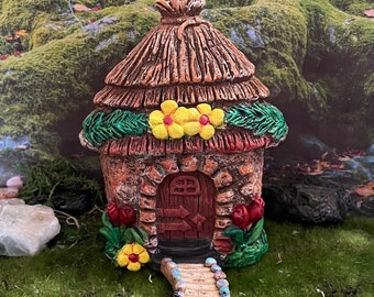 Adorable pequeño camino para jardines de hadas y gnomos, acera de hadas