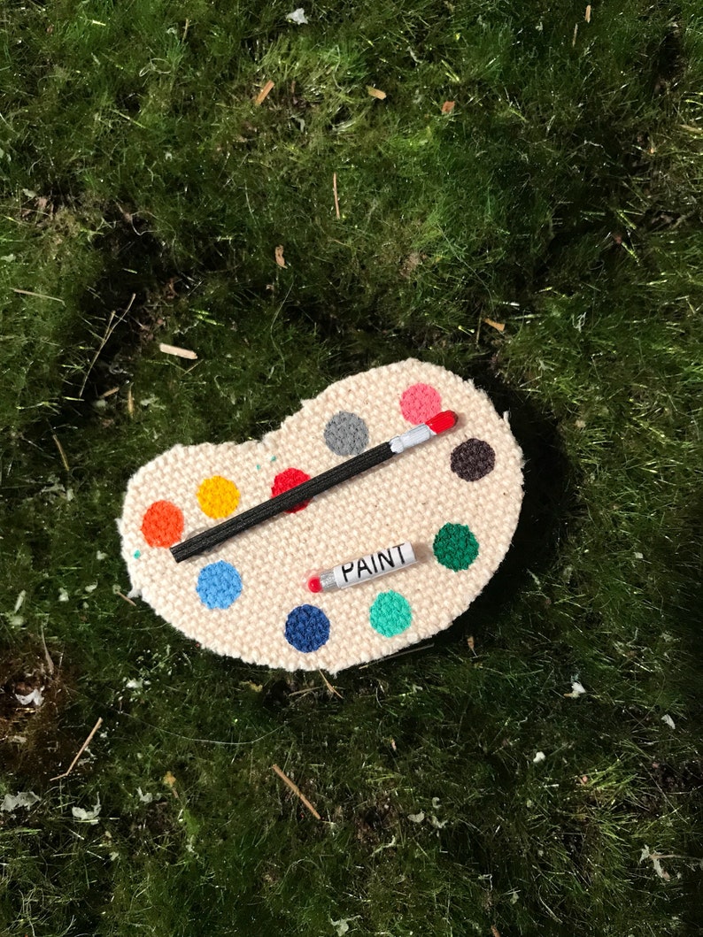 Miniature Paint Palette Dollhouse Miniatures Painters Etsy