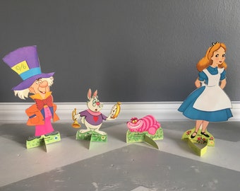 Vintage 1976 Disney's Alice in Wonderland Paper Dolls