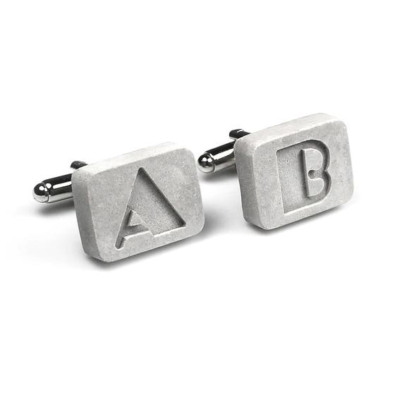 Concrete Cuff Links Cufflinks mens jewelry groomsmen gift Mens wedding jewelry Concrete cufflinks Elegant Outfit Concrete