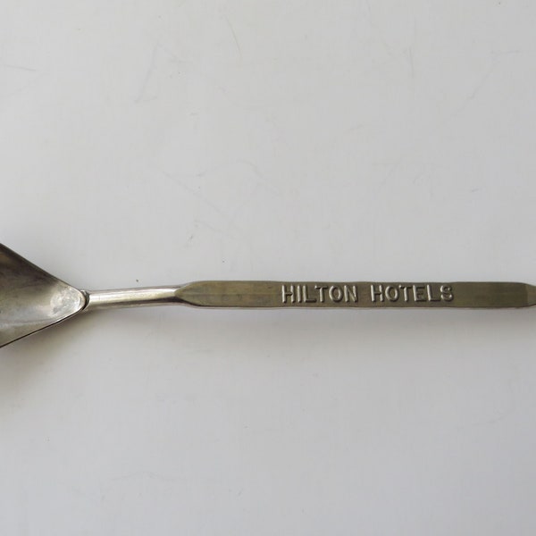 Vintage Hilton Hotels Opener Spoon Cocktail Barware Bar