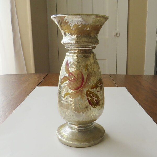 Mercury Glass Vase Etsy