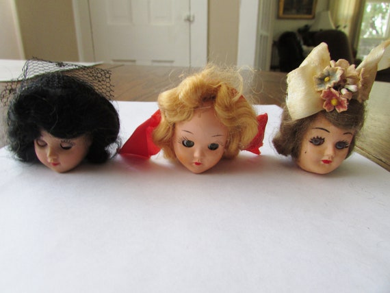 vintage doll heads