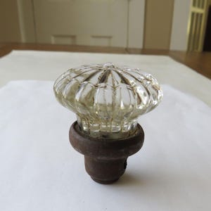 Antique Single Glass Doorknob Door Knob Vintage Small