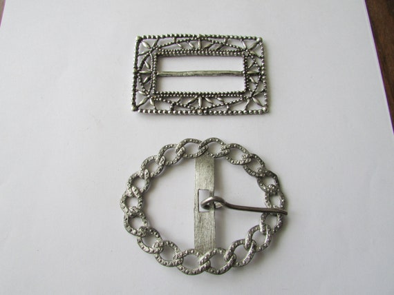 C19th Paste Sash Cloak Buckle Clasp Crystal
