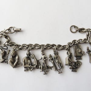 Vintage Coro Charm Bracelet - Etsy