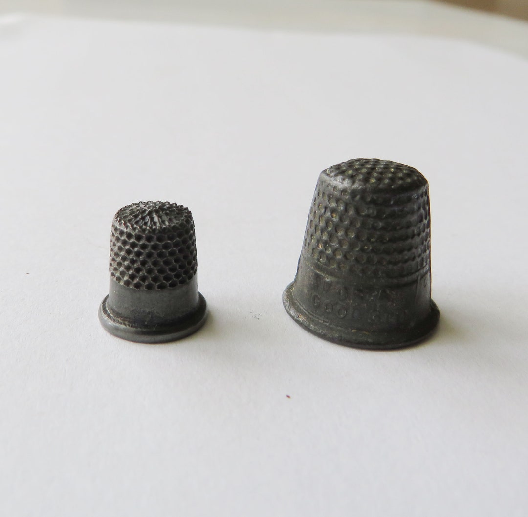 Antique Tiny Thimbles for a Good Girl Vintage Toy Mini Etsy
