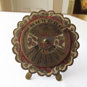 Brass Perpetual Calendar - Etsy
