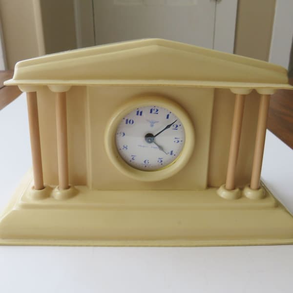 Antique Celluloid Clock Germany NOT WORKING  Vintage