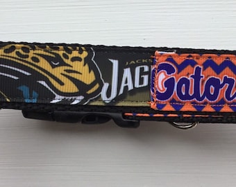 Gators-Jaguars Dog Collar