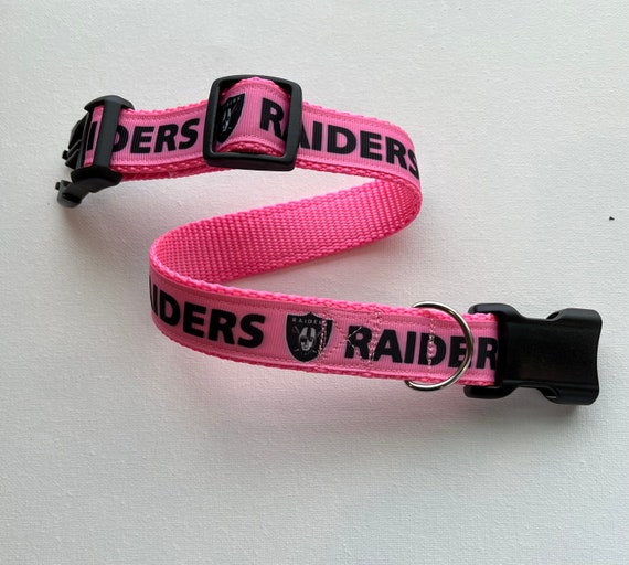 Pink raiders dog clearance collar