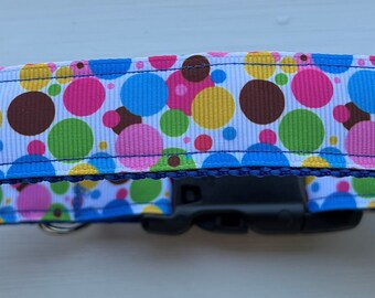 Colorful Dots Dog Collar