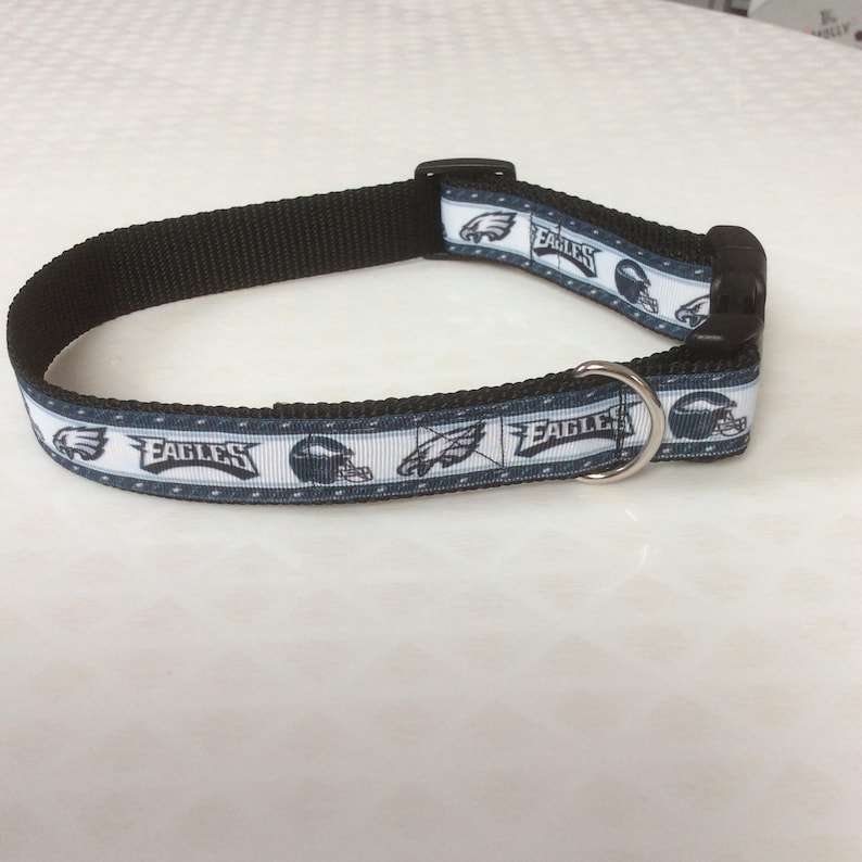 Philadelphia Eagles handmade dog collar Etsy