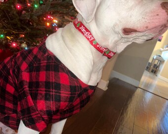 Naughty or Nice Dog Collar