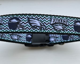 Philadelphia Eagles handmade dog collar