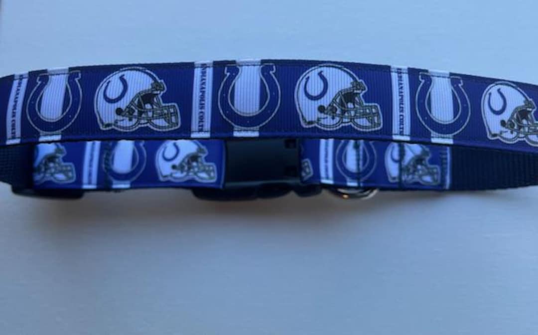 Indianapolis Colts Dog Collar - Etsy