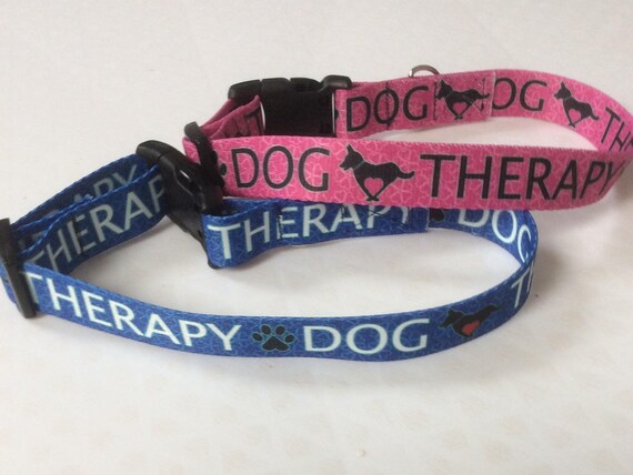 Therapy Dog Collars | Etsy