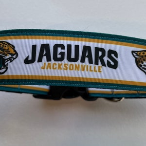 1-1/2” Jacksonville Jaguars Dog Collar