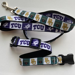 House Divided Collar & Leash Set