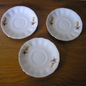 Vintage 3  China Saucers (Japan)