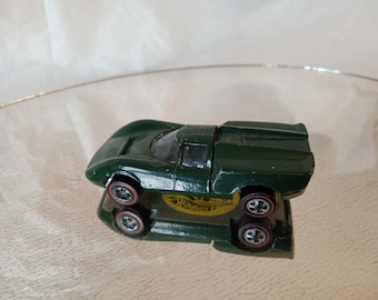 Hot Wheels Redline 1968 Lola GT-70, Green, USA Base