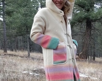 Vintage Wool Blanket Coat