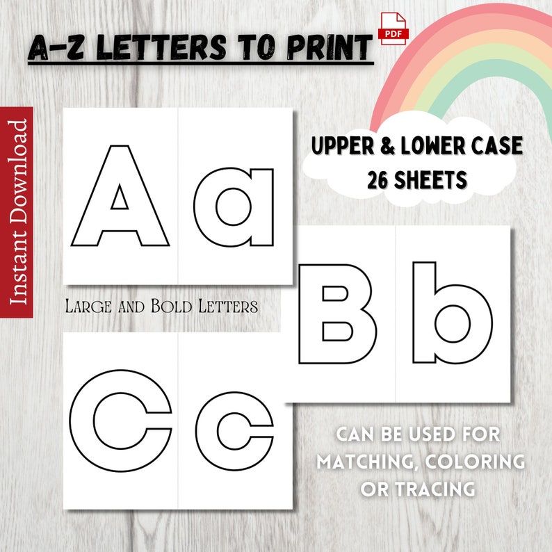 letters to print. printable alphabet for kids to practice