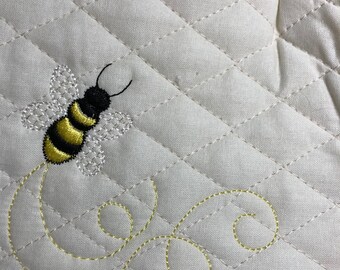 Juego de horno de abeja de miel acolchado